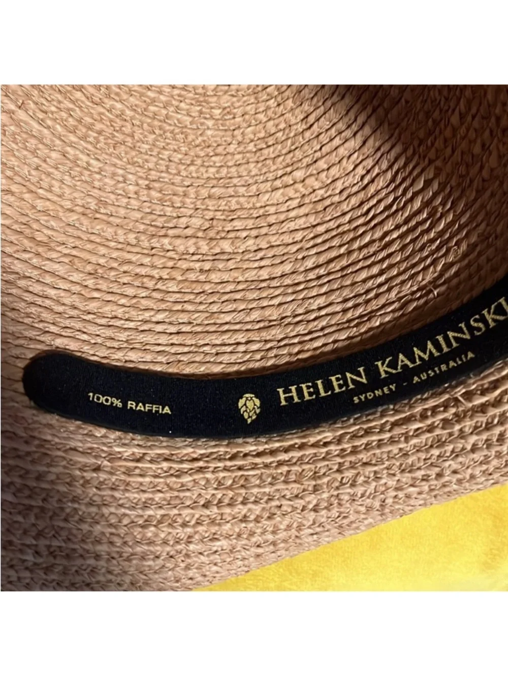 Helen Kaminski Natural Crochet Bowler Sun Hat